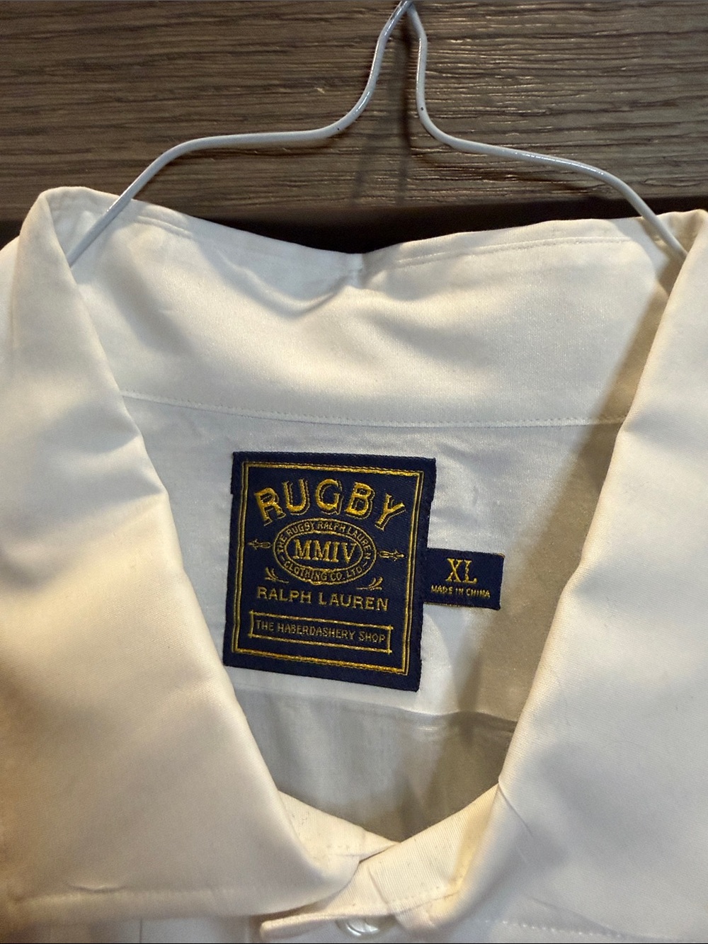 Rugby Ralph Lauren White Pleated Men's Dress Shirt - Picture 2 of 4